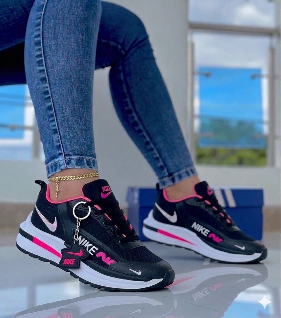 Air NegroXFucsia